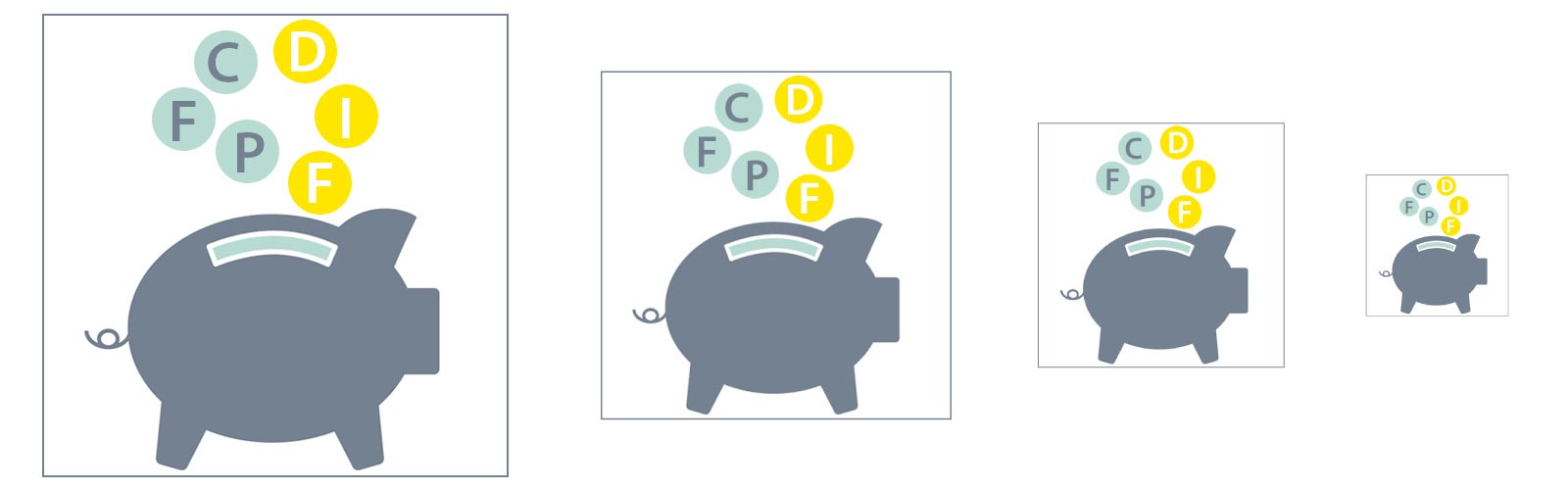 Visuel tirelire en forme de cochon