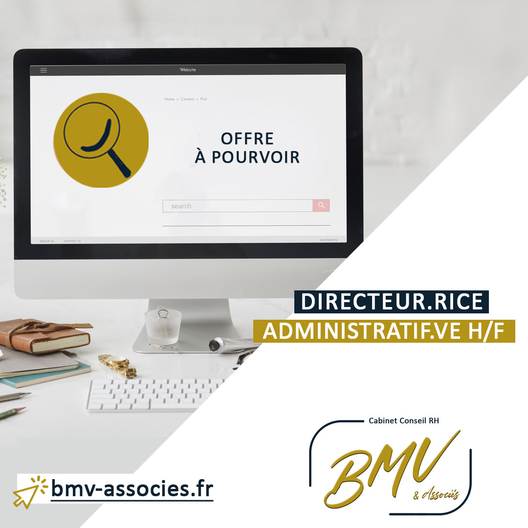Offre Directeur.trice Administratif.ve H/F